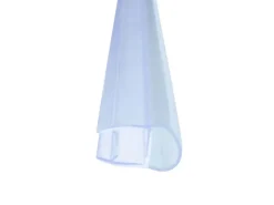 Bagnoxx Türdichtungen^Hohlkammerprofil Wandabschluss 2m für 8mm Glas Transparent