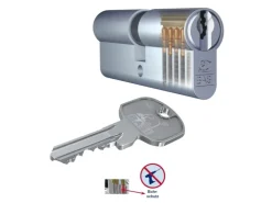Wohnungseingangstüren*Basi - AS - Profil-Knaufzylinder - K60/45 mm - Verschiedenschließend