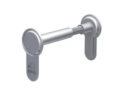 Basi Wohnungseingangstüren|Terrassentüren^- Blindzylinder Variabel - BZV 100 - 45-125 mm - matt vernickelt