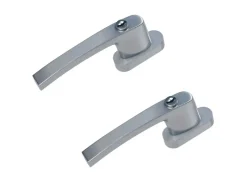 Basi Terrassentüren^- Fenstergriff - FG 503 - Abschließbar - 2er Set - inkl. 1 Schlüssel je Fenstergriff - Gleichschließend - - 2X7553-0000 Silber