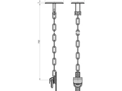 Basi Lichtschächte^- Gitterrostsicherung - GS 100 - für Kellerschächte - 4 VE - 4 Paar - 4X1620-0000