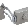 Wohnungseingangstüren*Basi - Türzusatzschloss - KS 500 - Dornmaß 45 mm - Silber - Käntige Ausführung - 2-Tourig -mit Sperrbügel - 1304-0205