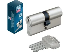 Wohnungseingangstüren*Basi - V50 - Profil-Doppelzylinder - 45/45 mm - Gleichschließend