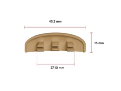 Fenster-Zubehör^Bauheld Fenster Wasserschlitzkappen 30 bis 35 mm 30 Stück Ral 8003 Lehmbraun