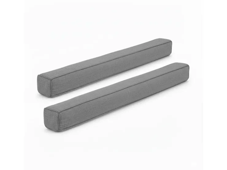 Beautissu Türdichtungen|Fensterdichtungen^Levante MM Zugluftstopper 6,5x90cm 2tlg Grau