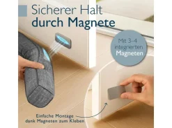 Beautissu Türdichtungen^Levante MM Zugluftstopper 6,5x120cm Dunkelgrau Dunkel-Anthrazit