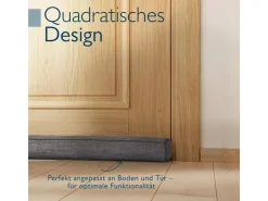 Beautissu Fensterdichtungen|Türdichtungen^Levante OM Zugluftstopper 6,5x130cm Dunkelgrau 2tlg Dunkel-Anthrazit