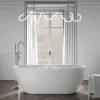 Abläufe^Bernstein Freistehende Badewanne ROMA PLUS 2.0 Acryl Weiß Matt 165x75x58 cm