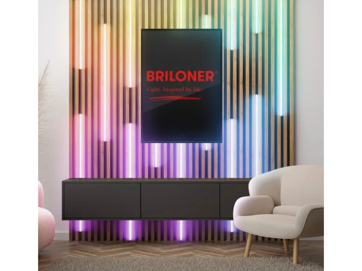 Akustikpaneele|Zubehör Für Paneele*Briloner LED Band Pimp your Panel Ergänzungs-Set RGB+W Dimmbar 2,6 m Weiß