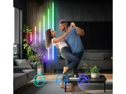 Akustikpaneele|Zubehör Für Paneele*Briloner LED Band Pimp your Panel Ergänzungs-Set RGB+W Dimmbar 2,6 m Weiß