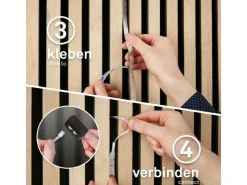 Briloner Akustikpaneele|Zubehör Für Paneele^LED Band Pimp your Panel Starter-Set Dimmbar CCT 2,6 m