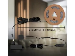 Akustikpaneele|Zubehör Für Paneele*Briloner LED Band Pimp your Panel Starter-Set Warmweiße Lichtfarbe 2,6 m
