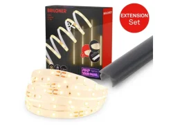 Akustikpaneele|Zubehör Für Paneele*Briloner LED Band Pimp your Panel Ergänzungs-Set Warmweiße Lichtfarbe 2,6 m Weiß