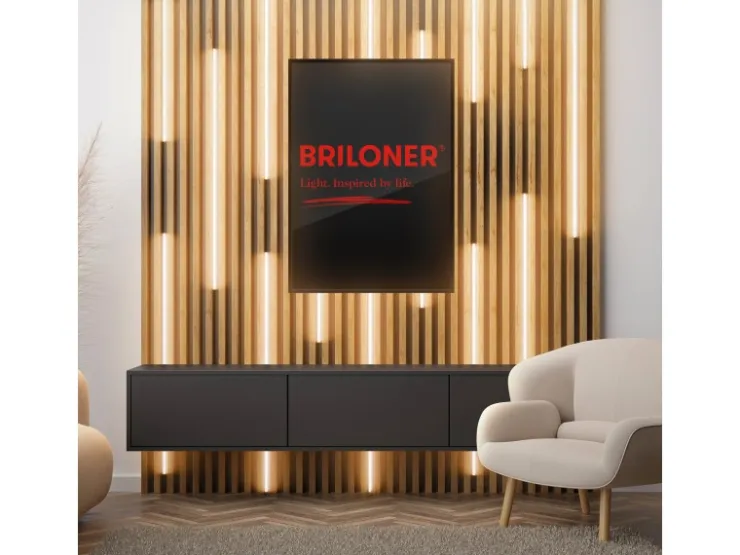 Akustikpaneele|Zubehör Für Paneele*Briloner LED Band Pimp your Panel Ergänzungs-Set Warmweiße Lichtfarbe 2,6 m Weiß