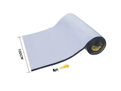 CCLIFE Dämmstoffe^Dämmmatte Alubeschichtung Selbstklebend ECM-geprüft 25 mm Dicke 4 m Länge