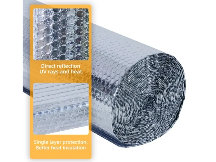 CCLIFE Dämmstoffe^Isolante Termico Riflettente 1x10m 3-4mm Isolante Termoriflettente Termosifoni Bolla Lamina Isolante Pannelli isolanti Termici 10㎡
