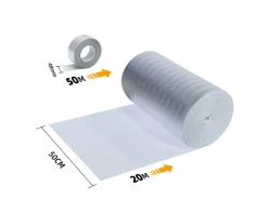 Dämmstoffe*CCLIFE Isolante Termico Riflettente Ritardante di Fiamm 0.5x20m 3-4mm Isolante Termoriflettente Termosifoni Bolla Lamina 10㎡