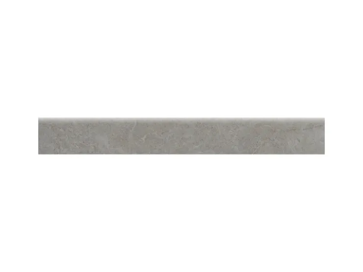 Sockel-Fliesen^Ceramiche Serra Sockelfliese Steingut Grau Meliert 7,5 cm x 60 cm