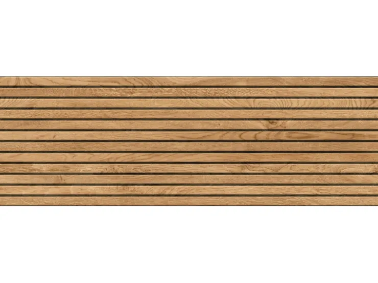 Cersanit Wandfliesen^Wandfliese Oslo Light Strukturiert 28,9 cm x 89 cm Beige Rektifiziert