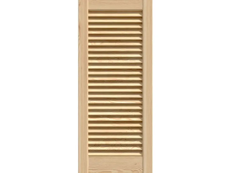 Classen Lamellentüren^Lamellentür Kiefer Roh 69 cm x 39,4 cm x 2,1 cm