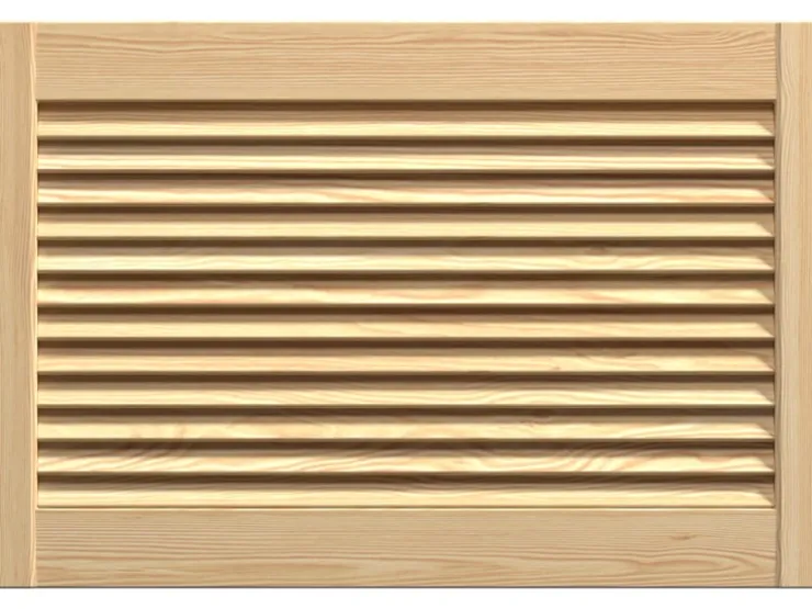 Classen Lamellentüren^Lamellentür Kiefer Roh 39,5 cm x 59,4 cm x 2,1 cm