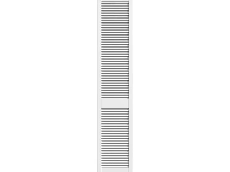 Classen Lamellentüren^Lamellentür Weiß 201,3 cm x 39,4 cm x 2,1 cm