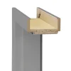 Türdichtungen*Classen Türzarge CPL/PP Uni Gray 36 x 98,5 x 198,5 cm Li