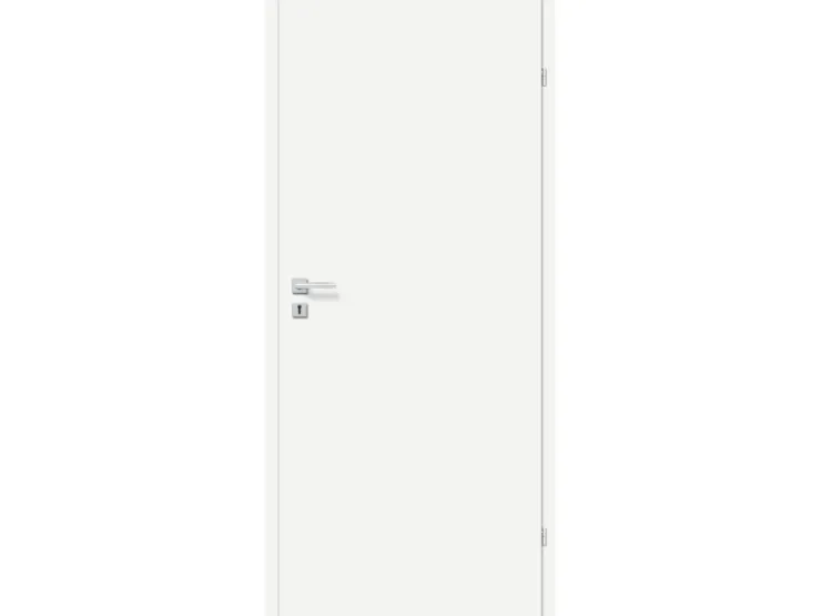 Türdichtungen*Classen Zimmertür CPL/PP Glas M.1 86 cm x 198,5 cm Re Weiß