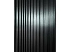 Akustikpaneele^Colortree Akustikpaneele Wandpaneele Schwarz Metall Wasserdicht Akustik Dämmend 4 Stück Ungefähr 260x16,5cm
