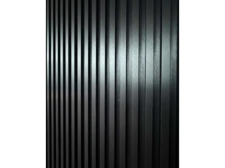 Akustikpaneele^Colortree Akustikpaneele Wandpaneele Schwarz Metall Wasserdicht Akustik Dämmend 4 Stück Ungefähr 260x16,5cm