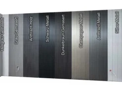 Akustikpaneele^Colortree Akustikpaneele Wandpaneele Schwarz Metall Wasserdicht Akustik Dämmend 4 Stück Ungefähr 260x16,5cm