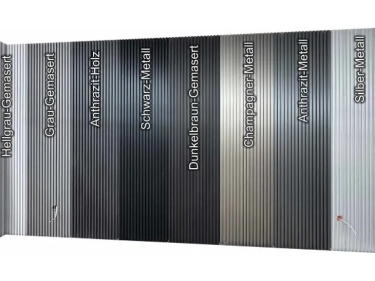 Akustikpaneele^Colortree Akustikpaneele Wandpaneele Schwarz Metall Wasserdicht Akustik Dämmend 4 Stück Ungefähr 260x16,5cm