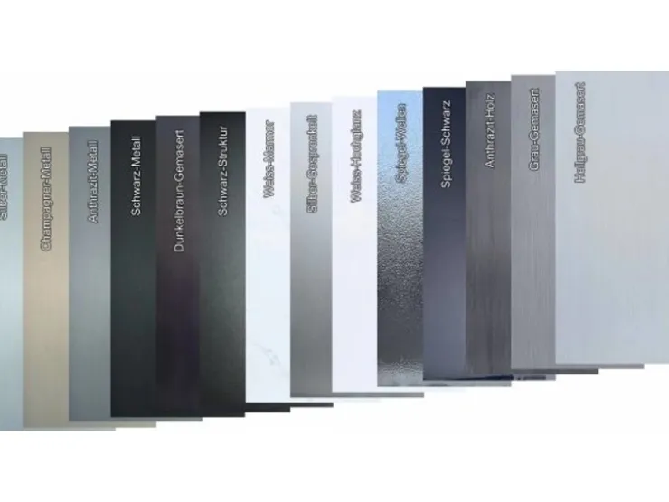 Akustikpaneele^Colortree Akustikpaneele Wandpaneele Schwarz Metall Wasserdicht Akustik Dämmend 4 Stück Ungefähr 260x16,5cm