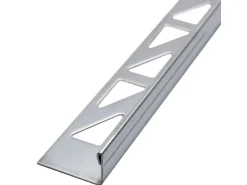 Dalsys Wandfliesen|Fliesenzubehör^Fliesenschiene L-Profil 2,5m x 8mm Edelstahl Poliert Winkelprofil Silber-Glanz