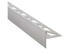 Dalsys Fliesenzubehör^Gefällekeil 98cm x 12,5mm Links Edelstahl Silber für Begehbare Dusche