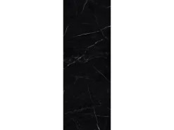 Akustikpaneele|Dekor-Paneele*Decoflooring SPC-Wandpaneel 260 cm x 90 cm Marmor Schwarz Schwarz Hochglanz