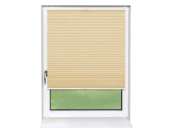 Deco-Raum Terrassentüren^Plissee Basic ohne Bohren 70x150cm Blickdicht Klemmfix Beige