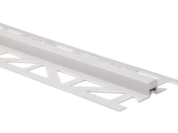 Arcansas Fliesenzubehör^Dehnfugenprofil PVC Grau 10 mm x 2,5 m