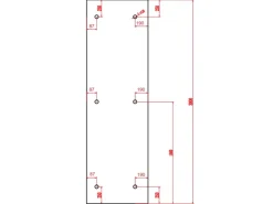 Dein Bau Projekt Vordächer^Glasvordach Elbrus Milchglas VS-Glas 300 x 90 cm