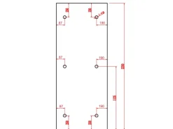 Dein Bau Projekt Vordächer^Glasvordach Elbrus Klarglas VS-Glas 225 x 90 cm