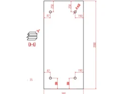 Dein Bau Projekt Vordächer^Glasvordach Elbrus Klarglas VS-Glas 200 x 90 cm