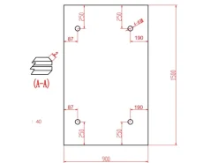 Dein Bau Projekt Vordächer^Glasvordach Elbrus Grauglas VS-Glas 150 x 90 cm
