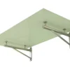 Dein Bau Projekt Vordächer^Glasvordach Elbrus Milchglas VS-Glas 200 x 120 cm