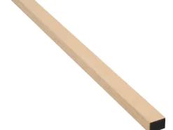 Akustikpaneele|Zubehör Für Paneele*Denpanels Abschlußleisten für Akustikpaneele Eiche MDF Schwarz 2,7 x 240 cm