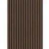 Akustikpaneele^Denpanels Akustikpaneel Acu-Line Walnuss auf Melamin Filz 260 cm
