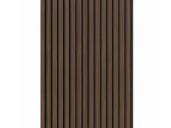 Akustikpaneele^Denpanels Akustikpaneel Acu-Line Walnuss auf Melamin Filz 260 cm