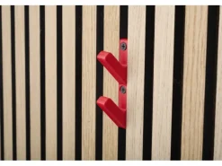 Akustikpaneele|Zubehör Für Paneele*Denpanels 3D Haken für Akustikpaneele Rot 2 Stück
