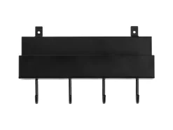 Denpanels Zubehör Für Paneele|Akustikpaneele^Regal schwarz mit 4 Stiften 21,5 cm inkl. Schrauben