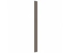 Denpanels Zubehör Für Paneele^Sticks mit Klebeband MDF Schwarz 4 Stück Walnuss
