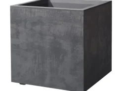 Deroma Abläufe^Pflanzkübel Cubo Millennium 39 cm x 39 cm x 39 cm Anthrazit
